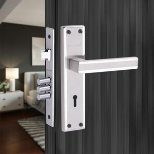 Milton 7 Inch Stainless Steel Two Tone Mortise Lock Set MSS-Silova,
