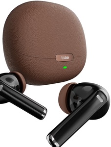 truke New Launch Aura Pro True Wireless in Ear Earbuds w/ 60H Battery & Fast Charge Ear Buds, 13mm Titanium Drivers, Dual Pairing, 4-Mic ENC TWS, 40ms Low Latency Gaming, Made in India