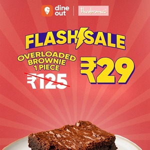 Swiggy(dineout) - overload brownie at 29 (location specific)