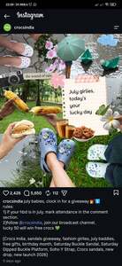 Grab Free Crocs ( Follow Steps )