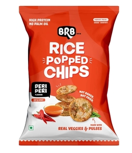 BRB Rice popped Chips Peri Peri Flavour 48 Gram (GLUTEN FREE)