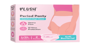 Plush period panties high waist | l-xl | 0% leak | disposable | 2 pcs on Instamart
