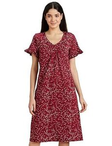 Visit the Amazon Brand - Symbol Store

3.9 out of 5 stars 201

Amazon Brand - Symbol Women Cotton Knee Length Regular Fit Nighty | Night Dress (Available in Plus Sizes)


