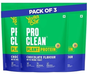 YogaBar Plant Protein Chocolate Flavour 1.5Kg | 25Gram Protein Per Serve
