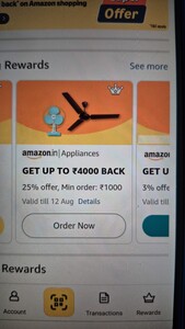 appliances 25% cahsback upto rs 4000