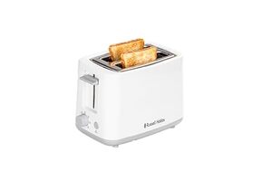 Russell Hobbs 16600 2-Slice Pop Up Toaster | 700 Watts Power | Inbuilt Bun Warmer | Variable Browning Control (7 Settings) | Anti-Jam, Pop-Up & Cancel Functions Removable Crumb Tray | 2-Year Warranty