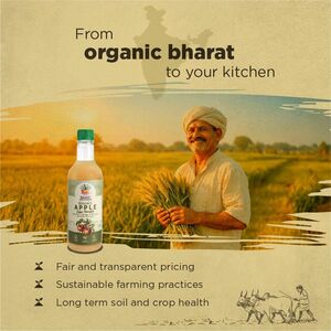 Organic Apple Cider Vinegar (with mother) - Bharat Organic