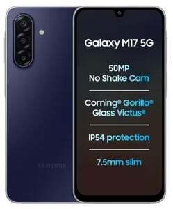 Samsung Galaxy M17 | 4 GB RAM & 128 GB Storage | 5000 mAh Battery | Sapphire Black
