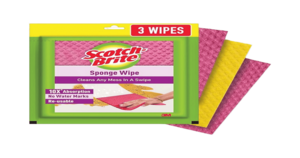 Swiggy Instamart -Scotch Brite Sponge Wipe (Large, Reusable, 10X Absorption)
