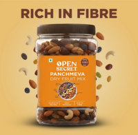 OPEN SECRET Panchmeva | 5 in 1 Mix | Contains Cashews, Almonds, Pista , Walnuts , Raisins | Assorted Nuts (1 x 1000 g)