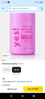 (100%Supercoin back ) Yes Face serum 50ml