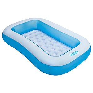 Intex Soft Inflatable Rectangular Swimming Pool-(Multi Color)