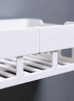 Shopitech shopitech pack of 2 pcs shelf rack kitchen plastic wall shelf 2 bathroom shelf utensil kitchen rack