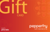 Pepper fry gift cards @10.75% off any denomination