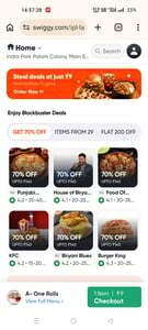 SWIGGY : STEAL DEALS @9