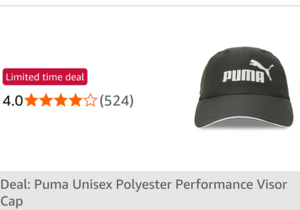 Puma Unisex Polyester Performance Visor Cap