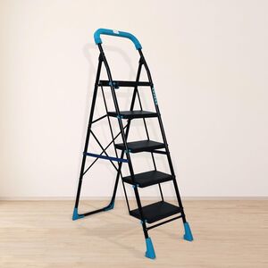 Plantex Heavy-Duty Mild Steel 5 Steps Ladder 