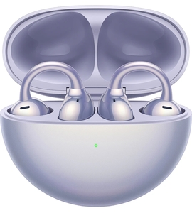 Huawei Freeclip, Open-ear design, Al Clear Call, Long Battery Life, Dual-Device Connections Bluetooth Headset (Purple, True Wireless)