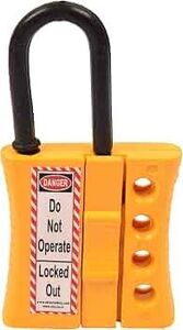 Aktion Safety Lockout HASP De-Electric AK-SLDH-75Y Lock and hold (Pack of 5) 