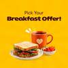Swiggy: Pick Your Breakfast Offer  (Location Specific)