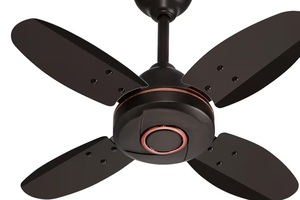 ACTIVA Ornet 600mm Ceiling Fan for Kitchen & Small Rooms | 4 Blade High Speed Fan | 850 RPM Powerful Air Delivery | Anti-Dust Coating | Energy Efficient Ceiling Fan | 2 Years Warranty | Smoke Brown sb