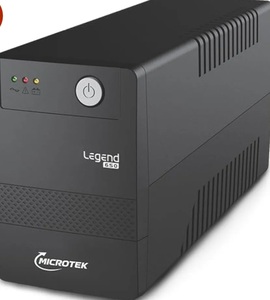 Microtek Legend 650 Line Interactive UPS 650VA/360W, Micro Processor Based UPS System, an Ideal Power Backup & Protection for Desktop PC & Home Office with 2 Years on Electronics and 1 year on Battery