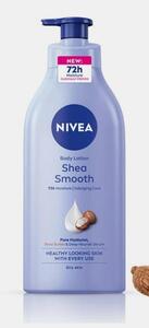Nivea Lotion Shea Smooth, Moisturizer Lotion with Deep Nourish Serum, Shea Butter 600 ml