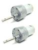 Invento 2pcs 12v 10 Kg-cm 200 RPM DC Side Shaft High Torque Geared Motor Heavy Duty