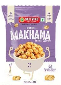 Sattviko Noodles Masala Roasted Makhana And Many More Packs