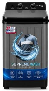VW 8.5 Kg Semi Automatic Toap Load Washer Only Grey
