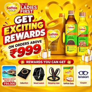 Blinkit : Get Exciting Rewards on Saffola Orders Above ₹999