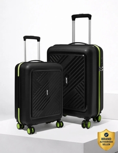 ALFA by VIP Hard Body Set of 2 Luggage 8 Wheels | Trolley Bag Flushed Combination 