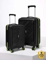 ALFA by VIP Hard Body Set of 2 Luggage 8 Wheels | Trolley Bag Flushed Combination 