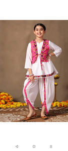 Take a look at this Girls Festive & Party Angarkha and Dhoti Pant on Flipkart