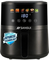 Sansui Kurkura Magic 5L With Digital Touchscreen with Color Display, Non-Stick Basket Air Fryer (5.1 L)