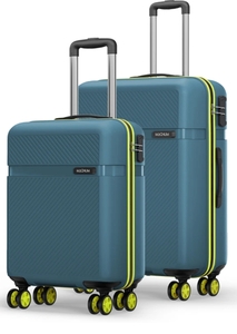 Magnum by Safari Hard Body Set of 2 Luggage 8 Wheels - Fury 2 (Small | Medium) - Blue