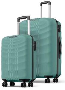 Magnum by Safari Hard Body Set of 2 Luggage 8 Wheels - LIFT 55/66 4W SAGE GREEN - Green