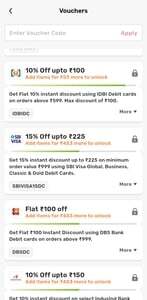 Bigbasket: 15% discount up to ₹225  using SBI Visa Global, Business, Classic & Gold Debit Card