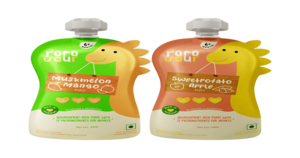 Check out Rorosaur Fruit Purees for Babies, Sweetpotato Apple & Muskmelon Mango INSTAMART