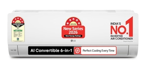 LG 1.5 Ton 5 Star 2026, Smart Inverter Split AC (100% Copper- AS-Q19YNZE1,White)