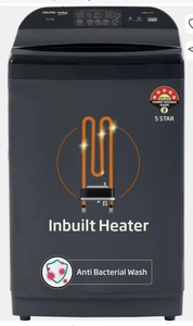 voltas 11 kg Fully Automatic Top Load with In-built Heater Grey 
