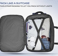 Safari 45L Expandable Overnighter Casual Hiking Travel Backpack Large size Laptop Bag for Man and Women with suitcase compartment, Ideal for Office Use, Work Trips, School, College, boys and girls