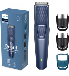 PHILIPS BT1245/18 Trimmer 30 min  Runtime 3 Length Settings (Blue)