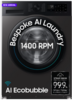 Samsung 12 kg 5 Star, AI Ecobubble, Super Speed, Wi-Fi, Hygiene S...more