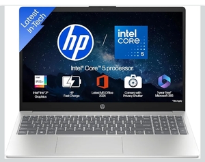 HP 15, Intel Core 5 120U (14th Gen) 8GB DDR4, 512GB SSD, FHD, Anti-Glare, Micro-Edge,Win11, M365(1yr)Backlit Laptop