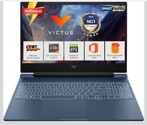 HP Smartchoice Victus, AMD Ryzen 7 7445HS, 6GB RTX 3050, 16GB DDR5(Upgradeable) 512GB SSD, 144Hz, 300 nits Laptop