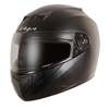 Vega Edge ISI Certified Full Face Gloss Finish Helmet for Men and Women with Clear Visor(Black, Size:L) 