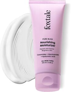 Foxtale Nourishing Ceramide Moisturizer for Dry Skin, Skin-Barrier Repair & Hydration (100 ml)