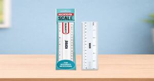 Kores Transparent Plastic Scale (15 cm)