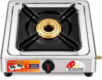 chulhamanish Premium Gas Stove Stainless Steel Manual Gas Stove (1 Burners)